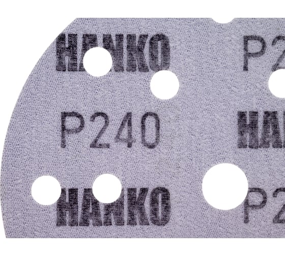 Круг шлифовальный (150 мм; 15 отв.; Р240; 100 шт) Hanko FC531.150.15.0240