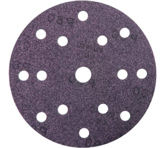 Круг шлифовальный Film Ceramic FC531 (150 мм; 15 отв.; Р80; 100 шт) Hanko FC531.150.15.0080