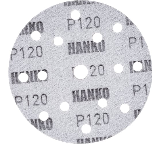 Круг шлифовальный Film Ceramic FC531 (150 мм; 15 отв.; Р120; 100 шт) Hanko FC531.150.15.0120