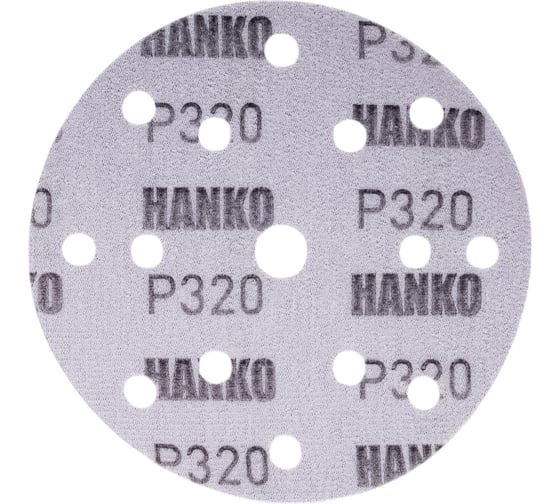 Круг шлифовальный Film Ceramic FC531 (150 мм; 15 отв.; Р320; 100 шт) Hanko FC531.150.15.0320