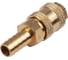 Разъем EURO мама 3/8" - елочка 12мм, латунь, в блистере AV Steel AV-700328B 5
