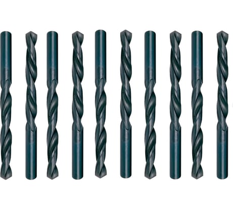 Сверло по металлу HSS DIN 338 (10 шт; 4.7x47x80 мм) Fortis 10 010 254