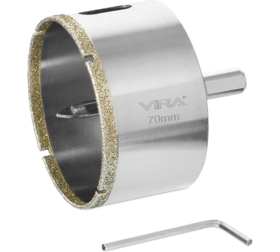 Коронка алмазная по керамике 70 мм VIRA 559510