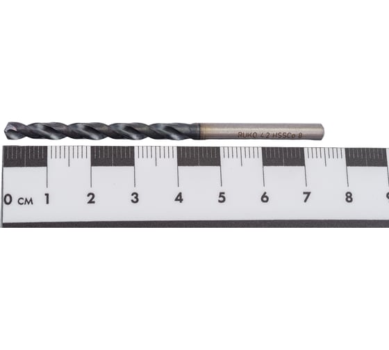 Сверло по металлу (4.2x43х75 мм; HSSE-Co8 TiALN; DIN 338) RUKO 281042EF