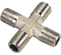Крест резьба 1/4"MMMM Pegas pneumatic 3906