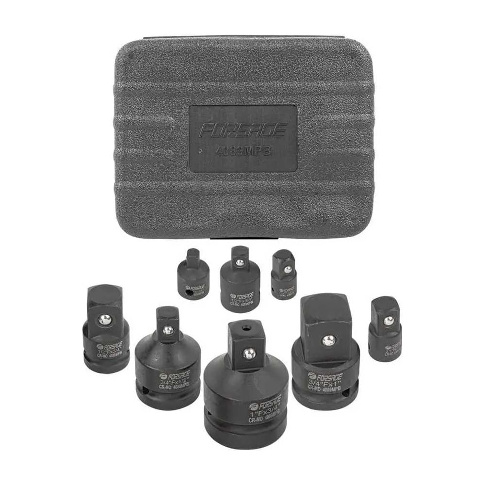 Набор адаптеров ударных 8 предметов, в кейсе F-4089MPB