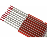 Электроды вольфрамовые WT-20 2.0 мм, красные, 10 шт Профессионал 2065078