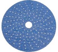 Шлифовальный круг CERAMIC L712T 125 мм на липучке с мультипылеотводом, P80, 5 шт Sunmight 76406R