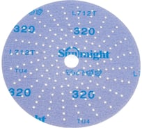 Шлифовальный круг CERAMIC L712T 150 мм на липучке с мультипылеотводом, P320, 5 шт Sunmight 76514R