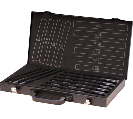 Набор сверл к/х 10 шт, 14-23 мм, DIN345, HSS Terrax by RUKO A204001