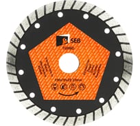 Алмазный диск турбо 150х10х22.23 мм S.E.B. 106AG-SEB15022DT