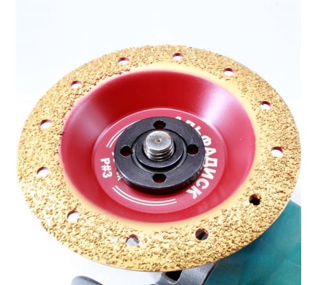 Диск обдирочно-шлифовальный по дереву закруглённый Round Альфадиск 125*22,23/X-lock Раунд 3 Медиум 7079