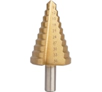 Сверло ступенчатое M2 по металлу 9-36 мм Strong СТМ-50709036
