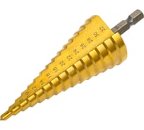 Сверло ступенчатое W4 по металлу 4-32 мм Strong СТМ-52204032