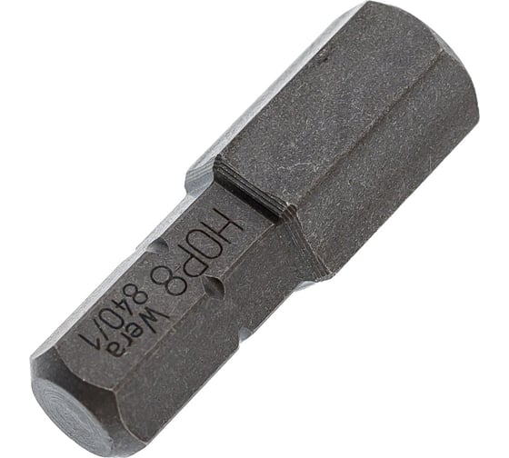 Бита 840/1 Z Hex-Plus с внешним шестигранником (8х25 мм; 1/4"; C6.3) WERA WE-056335