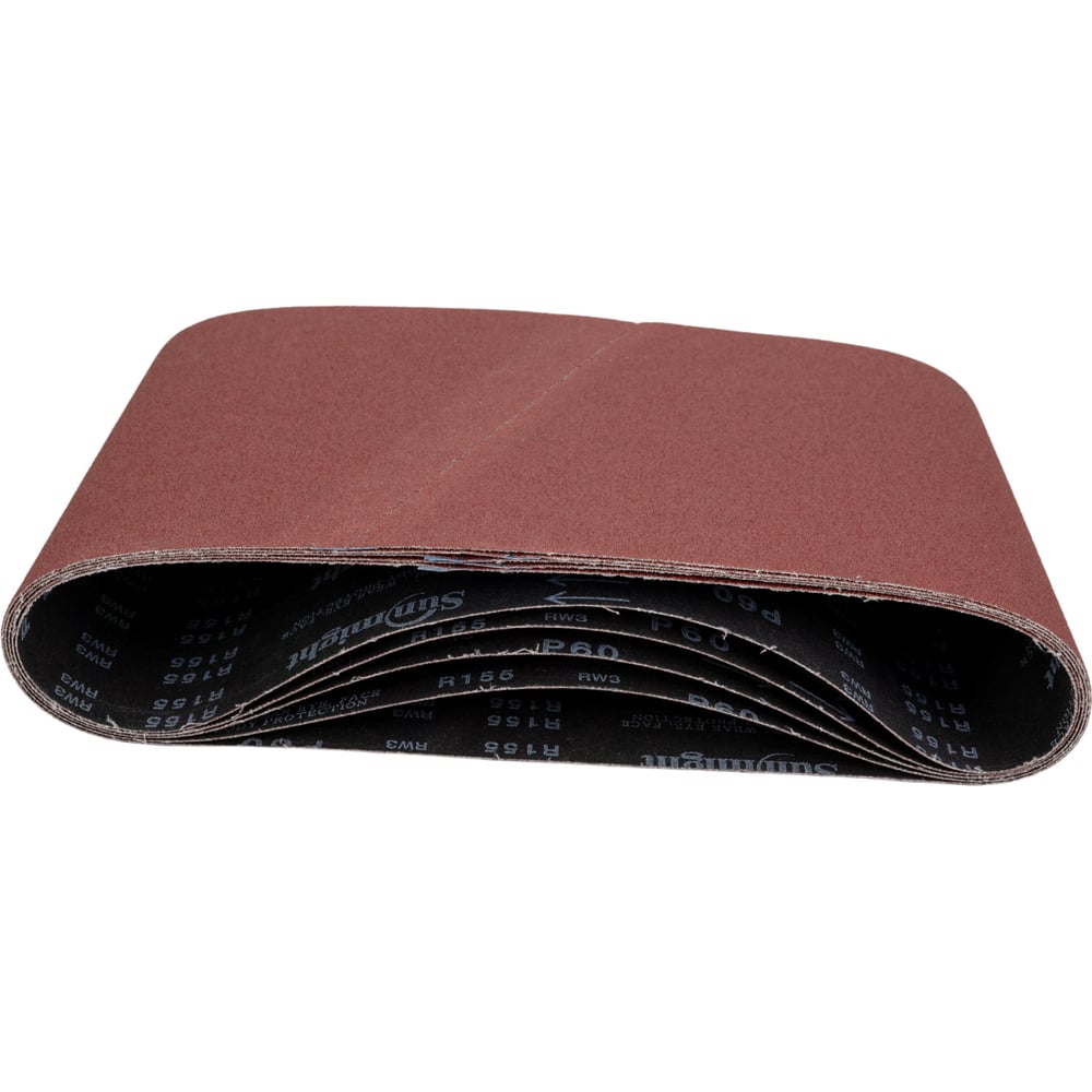 Лента на ткани для электроинструмента 5 шт, 200х750 мм, Р60 Сегмент ...