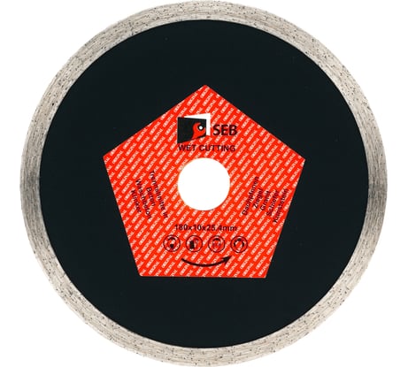 Алмазный диск 180х10х2.2х25.4 мм S.E.B. 106AG-SEB18025KL