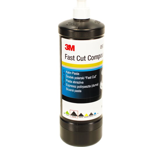 Паста абразивная Fast Cut, белый колпачок, 1 л 3М 09374 7100064760