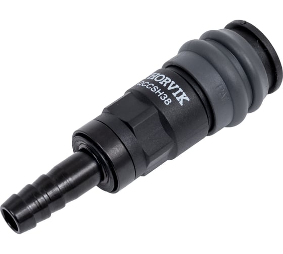 Муфта БРС европейского типа с установочной частью под шланг 9.5 мм QCCSH38 THORVIK 53639 1
