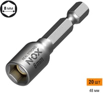 Ключ-насадка магнитная NUT SETTER (20 шт; 8x48 мм; упаковка ПВХ) NOX 558020