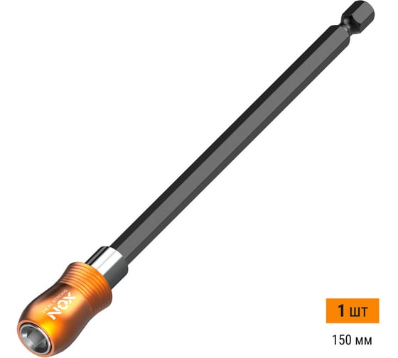 Держатель для бит QUICK LOCK (150 мм; карта; E6.3) NOX 350502