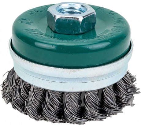 Щетка усиленная 65 мм, М14, крученая проволока для УШМ ВОЛАТ 81040-65