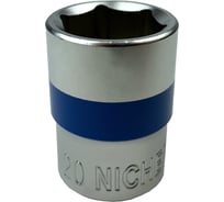 Головка 6-гранная 20 мм, 1/2" NICHER 440020MTC