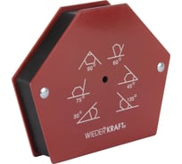 Магнит сварочный 30, 45, 60, 70, 90, 135 градусов, усилие 75Lbs WIEDERKRAFT WDK-65275