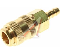 Соединение быстросъемное мама-елочка, 8 мм, латунь ECO AB-F/E08