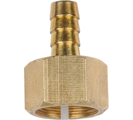 Переходник G1/2F х елочка 10 мм, латунь ECO AB-FT12/E10