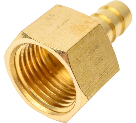 Переходник G1/2F х елочка 10 мм, латунь ECO AB-FT12/E10