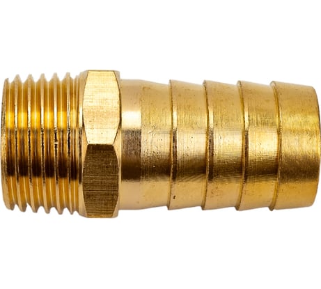 Переходник G1/2M х елочка 19 мм, латунь ECO AB-MT12/E19