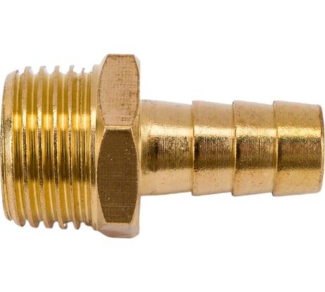 Переходник G1/2М х елочка 12 мм, латунь ECO AB-MT12/E12