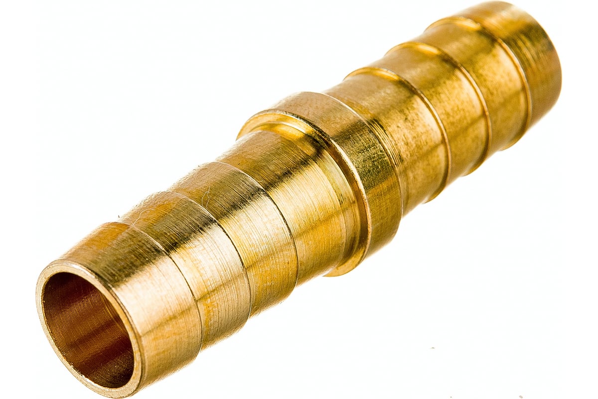 Переходник двухсторонний елочка 12 мм, латунь ECO AB-E12/E12 - выгодная ...