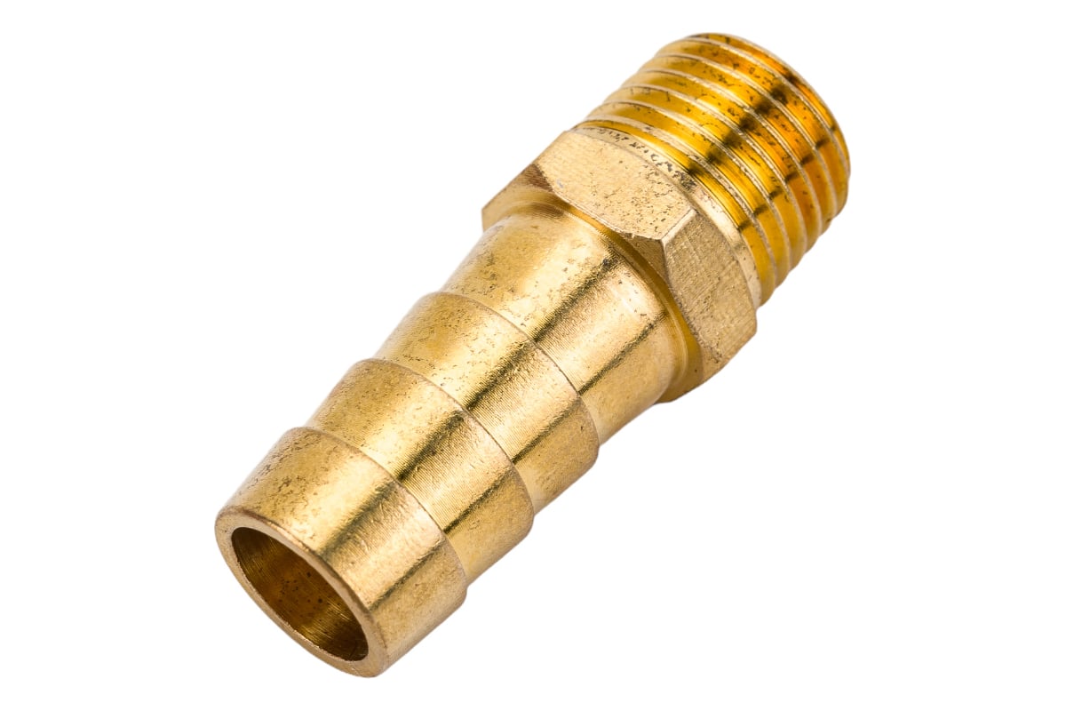 Переходник G1/4М х елочка 12 мм, латунь ECO AB-MT14/E12 - выгодная цена ...
