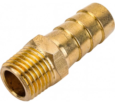 Переходник G1/4М х елочка 12 мм, латунь ECO AB-MT14/E12