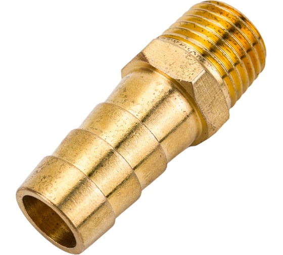 Переходник G1/4М х елочка 12 мм, латунь ECO AB-MT14/E12