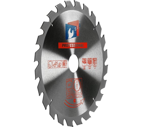 Диск пильный по дереву 350x50/32 мм, 24 зуба S.E.B. 306PG-3502450Р