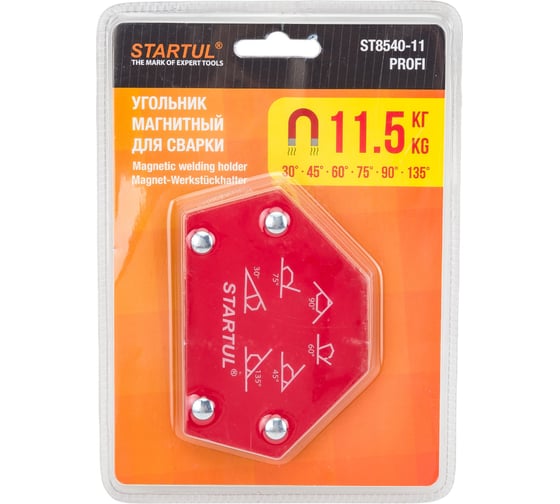 Угольник магнитный для сварки 11.5 кг STARTUL ST8540-11