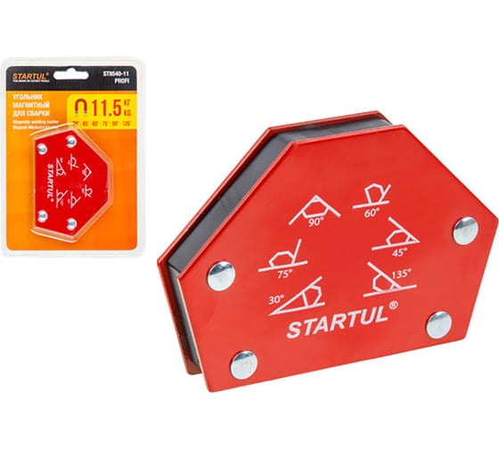 Угольник магнитный для сварки 11.5 кг STARTUL ST8540-11