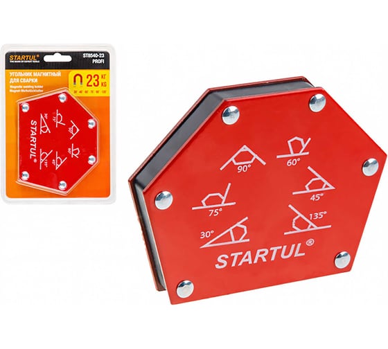 Угольник магнитный для сварки 23 кг STARTUL ST8540-23