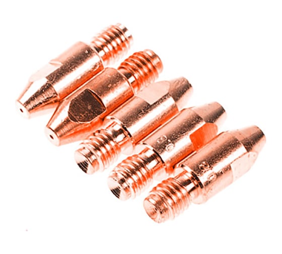 Трубка контактная E-Cu 5 шт, 0.8 мм, M8x30 мм SOLARIS WA-3490 1