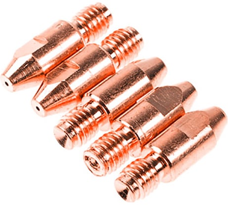 Трубка контактная E-Cu 5 шт, 1 мм, M8x30 мм SOLARIS WA-3491