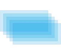 Стекло защитное внутреннее к маске сварщика 5 шт, 100х48 мм SOLARIS WA-2487