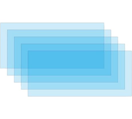 Стекло защитное внутреннее к щитку сварщика 5 шт, 95х47 мм SOLARIS WA-2480