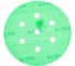 Круг шлифовальный на липучке - зелёный 125 мм, 5 шт, P1200 FASTER TOOLS 8551 1