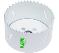 Коронка биметаллическая COBALT M42 76 мм D.BOR D-HS-BIM-CO-38-076