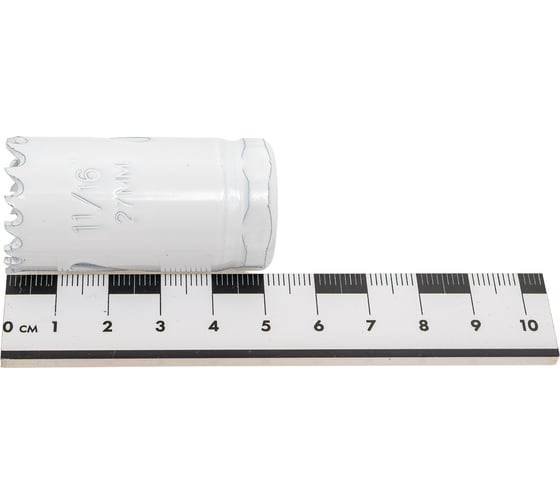 Коронка биметаллическая COBALT M42 27 мм D.BOR D-HS-BIM-CO-38-027