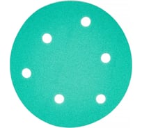 Круг абразивный шлифовальный самоцепляющийся (5 шт; 125 мм; P180; 6 отверстий) ROCKFORCE RF-SD5180F