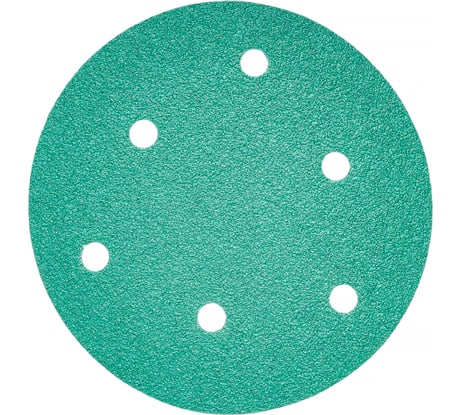 Круг абразивный шлифовальный самоцепляющийся (5 шт; 125 мм; P60; 6 отверстий) ROCKFORCE RF-SD560F